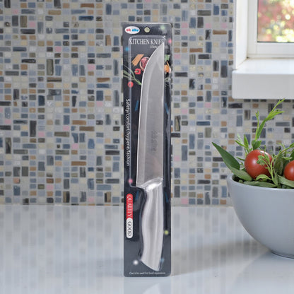 OK Chu Stainless Steel Kitchen Knife with Ergonomic Handle – Sharp Precision Blade, Durable & Rust Resistant Chef Knife for Everyday Cooking (34.5H × 2.5W CM) - Damoo