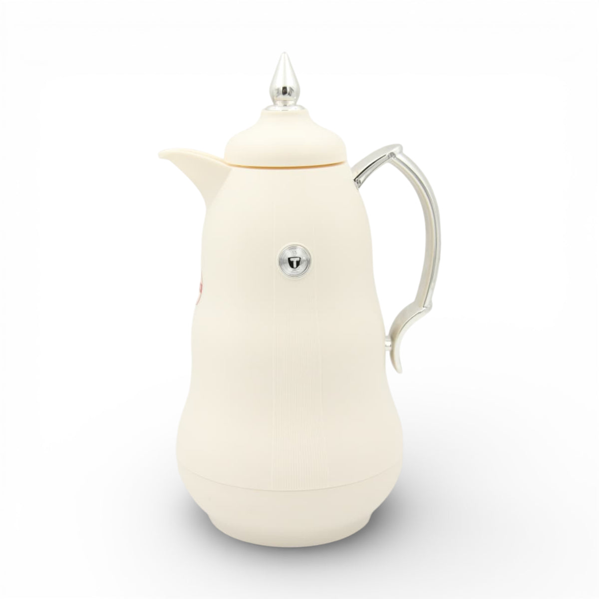 Arabic Classic Heritage Tea Flask 1L Double Wall Glass Liner Vacuum Jug with Traditional Pattern & Heat Insulation Available on Multi Color Options (24H x 13W × 13L CM) - Damoo