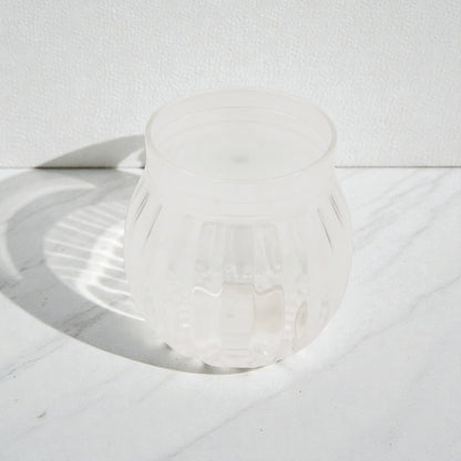 Acrylic Storage Jar with Gold Metal Lid & Handle – Clear Decorative Kitchen Canister (H 16cm x L 13cm x W 13cm)