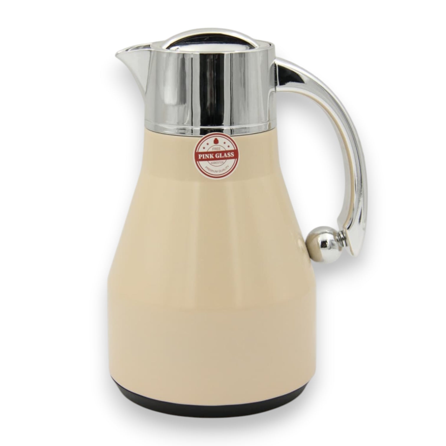 Red Home Vacuum Thermal Coffee & Tea Flask Stainless Steel Insulated Beverage Server with Pour Spout and Ergonomic Handle (23H x 17L × 15W CM) - Damoo