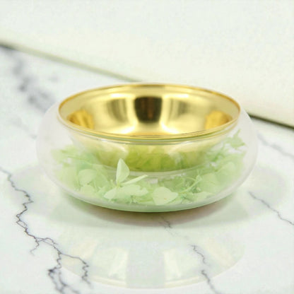 Mini Decorative Incense Burner Bowl – Compact Bakhoor & Fragrance Holder with Perforated Inner Cup (4H x 8.5L × 8.5W CM) - Damoo