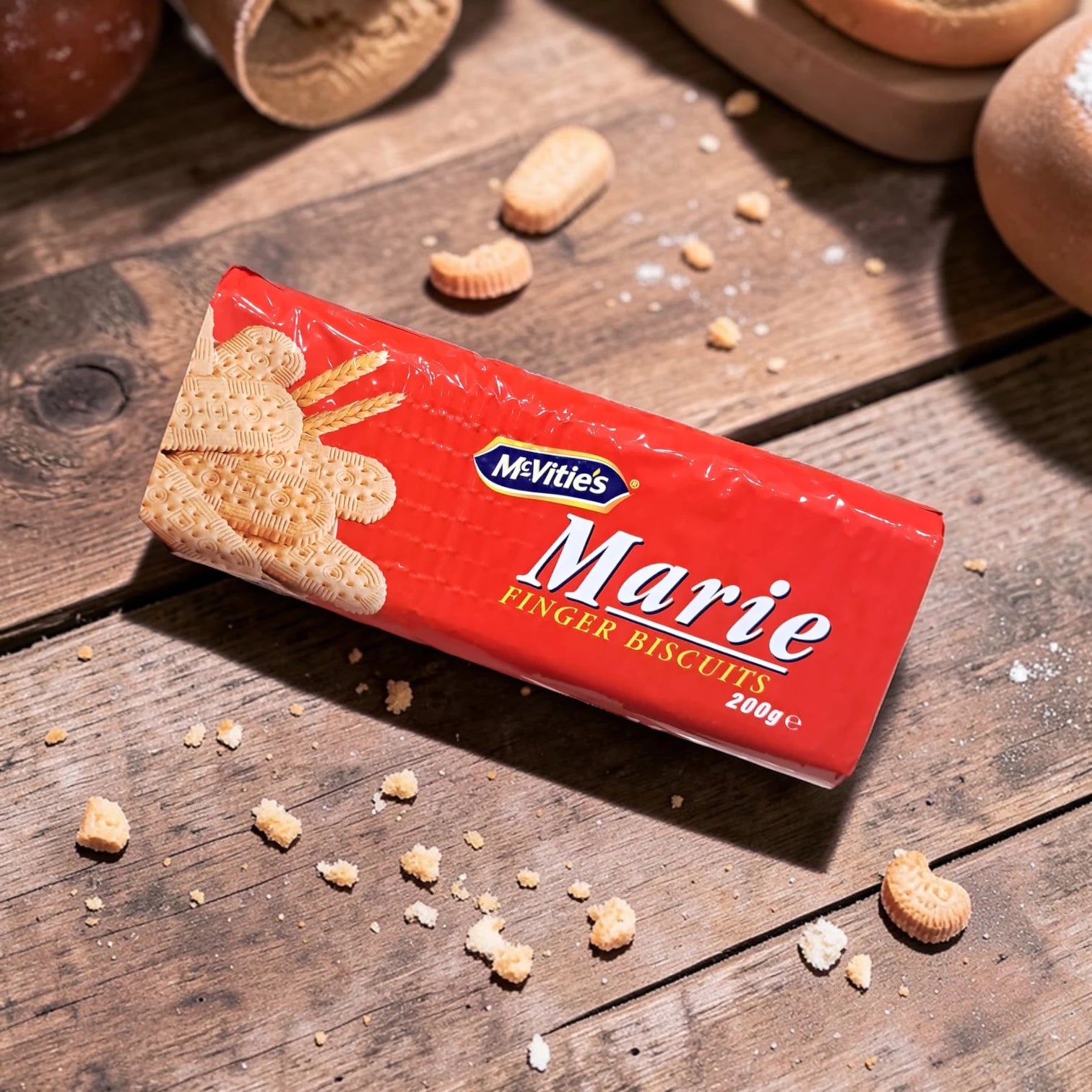 McVitie’s Marie Finger Biscuits 200g – Classic Crispy Tea Biscuits Perfect for Coffee, Snacks & Sharing - Damoo