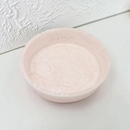 Round Deep Serving Bowl with Raised Feet – Modern Decorative Dish for Snacks, Fruits & Table Styling (6.5H x 19L × 19W CM) - Damoo