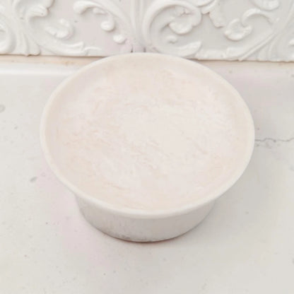 Small Round Pedestal Serving Bowl – Compact Decorative Dish for Snacks, Desserts & Table Display (5.5H x 14L × 14W CM) - Damoo