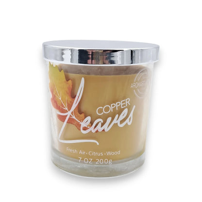 Scented Glass Jar Candle with Lid, Aromatherapy Candle for Home Fragrance, Long Lasting Decorative Candle (9H x 8.5L × 8.5W CM) - Damoo
