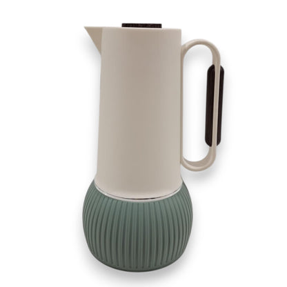 GERMAX 1 Liter Insulated Thermal Jug – Modern Coffee & Tea Vacuum Flask with Handle | Hot & Cold Beverage Carafe for Home, Office & Travel - Damoo