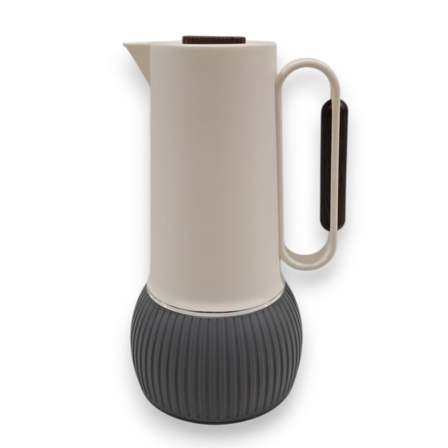 GERMAX 1 Liter Insulated Thermal Jug – Modern Coffee & Tea Vacuum Flask with Handle | Hot & Cold Beverage Carafe for Home, Office & Travel - Damoo