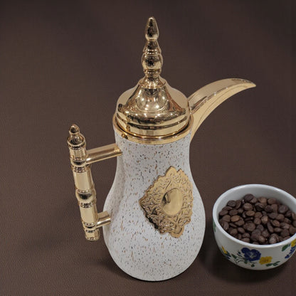 Pilsco Vacuum Flask Set – 0.7L & 1.0L Double Wall Insulated Coffee & Tea Thermos with Elegant Handle Design | Arabic Style Hot & Cold Server Set - Damoo