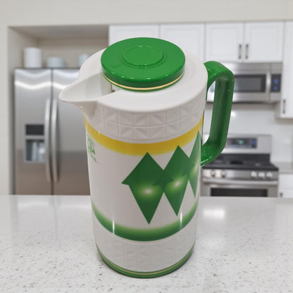 DAMOO Original Thermos Flask – 1L Hot & Cold Vacuum Jug with Easy Pour Handle | Durable Plastic Insulated Kettle for Coffee, Tea & Water - Damoo