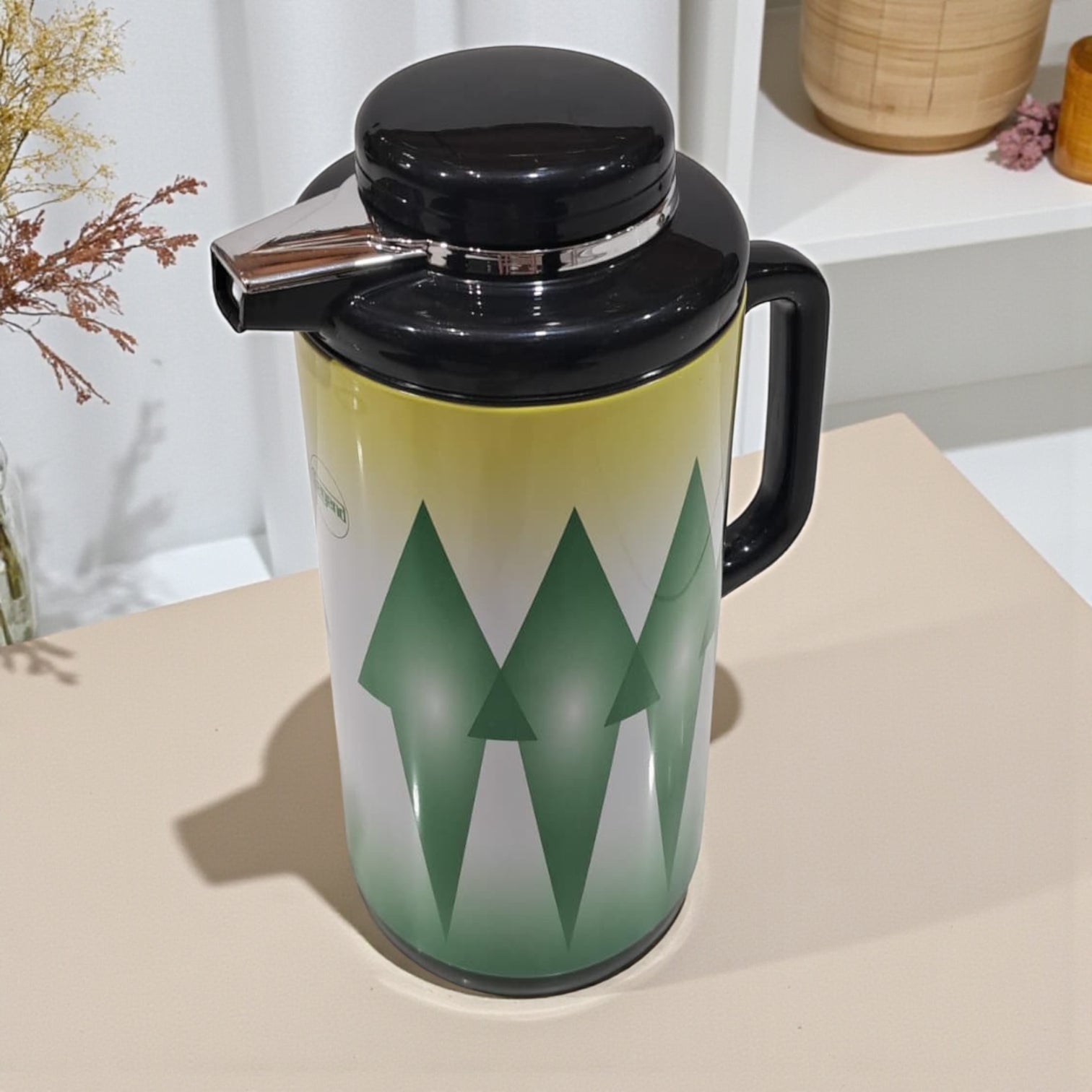 Legend Thermos Flask – 1.3L Hot & Cold Vacuum Jug with Black Lid | Double Wall Insulated Coffee, Tea & Water Server - Damoo