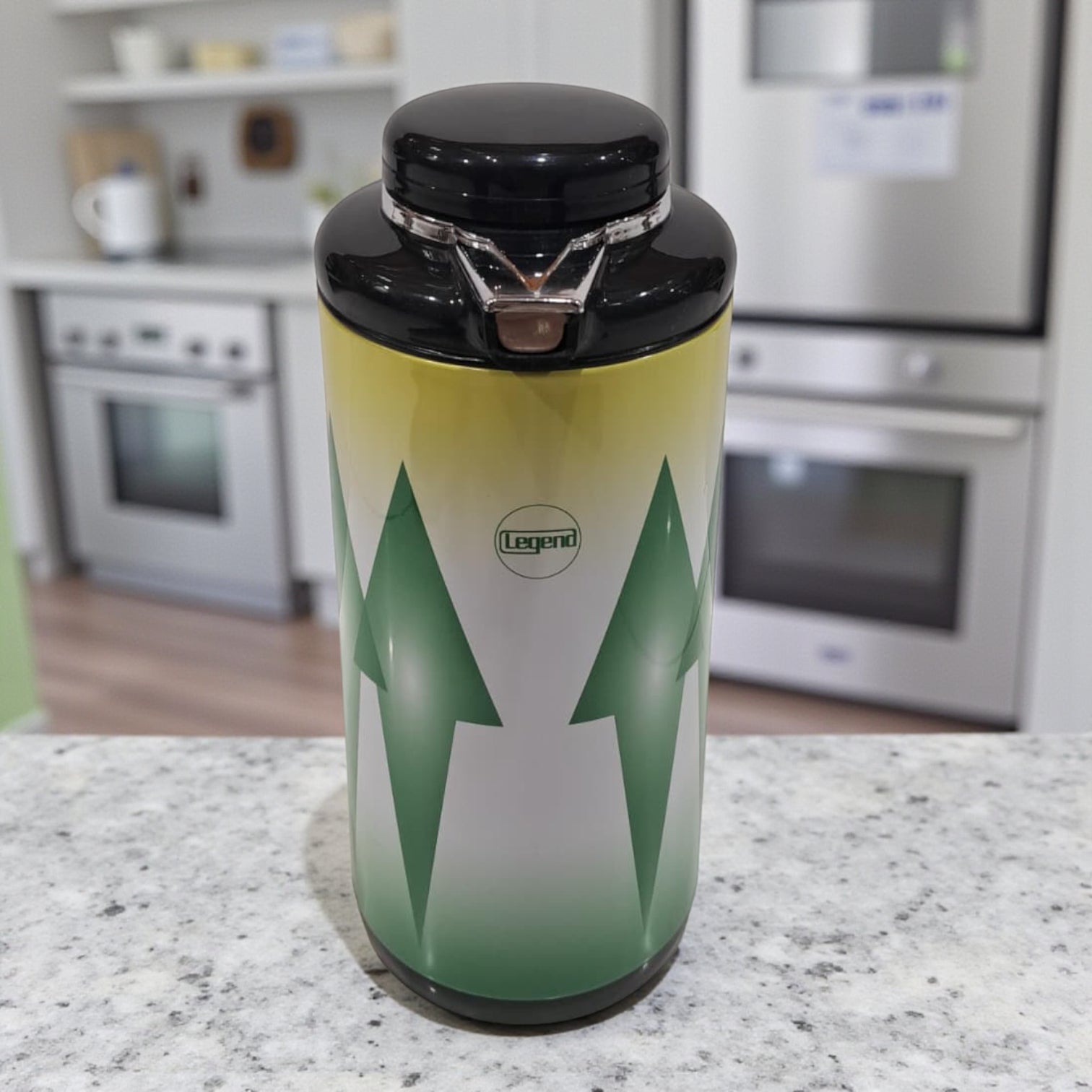 Legend Thermos Flask – 1.3L Hot & Cold Vacuum Jug with Black Lid | Double Wall Insulated Coffee, Tea & Water Server - Damoo