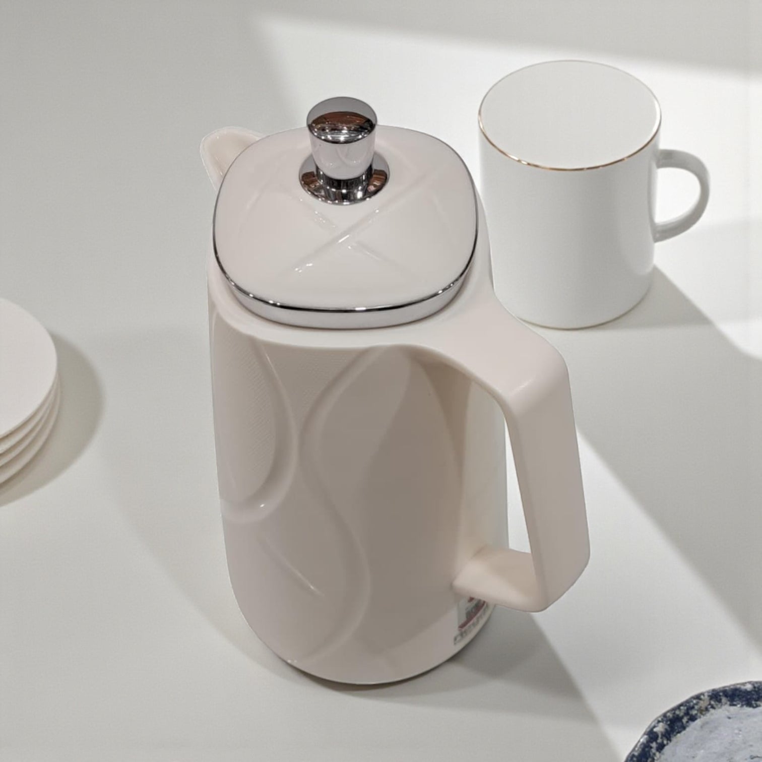 Regal 1.0L Vacuum Flask – Premium Double-Wall Insulated Thermos with Elegant Chrome Lid, Easy-Pour Spout, and Ergonomic Handle | Keeps Drinks Hot & Cold for Hours | Taste of Life Series