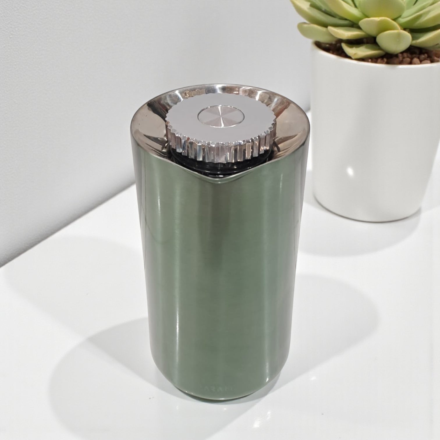 Stainless Steel Double Wall Vacuum Flask Set – 0.35L + 0.6L Insulated Coffee & Tea Thermos with Elegant Metallic Finish and Easy-Pour Handle – Modern Thermal Jugs for Home, Office & Travel - Damoo