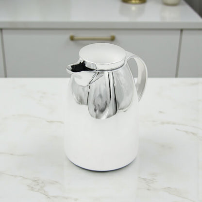 Regal Vacuum Jug 0.5 Liter | Stainless Steel Double Wall Thermal Flask | Premium Hot & Cold Beverage Server – Elegant Chrome Finish