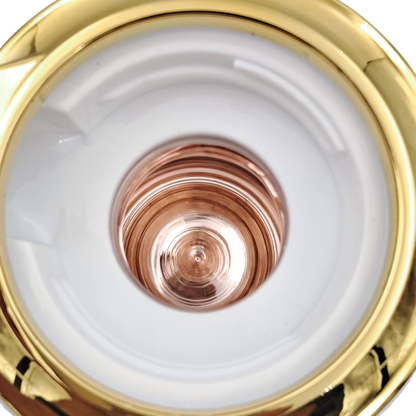 Simba Mkubwa Original Thermos Flask  | Premium Insulated Hot & Cold Beverage Server | Arabic Heritage Design with Gold Finish Lid