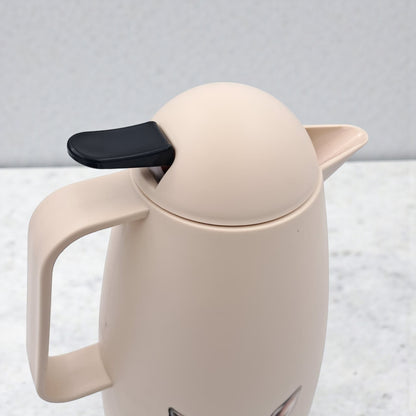 Crystal House Vacuum Flask with Deer Design | Double-Wall Insulated Thermos | Leakproof & Heat Retaining Carafe for Hot or Cold Beverages - Damoo