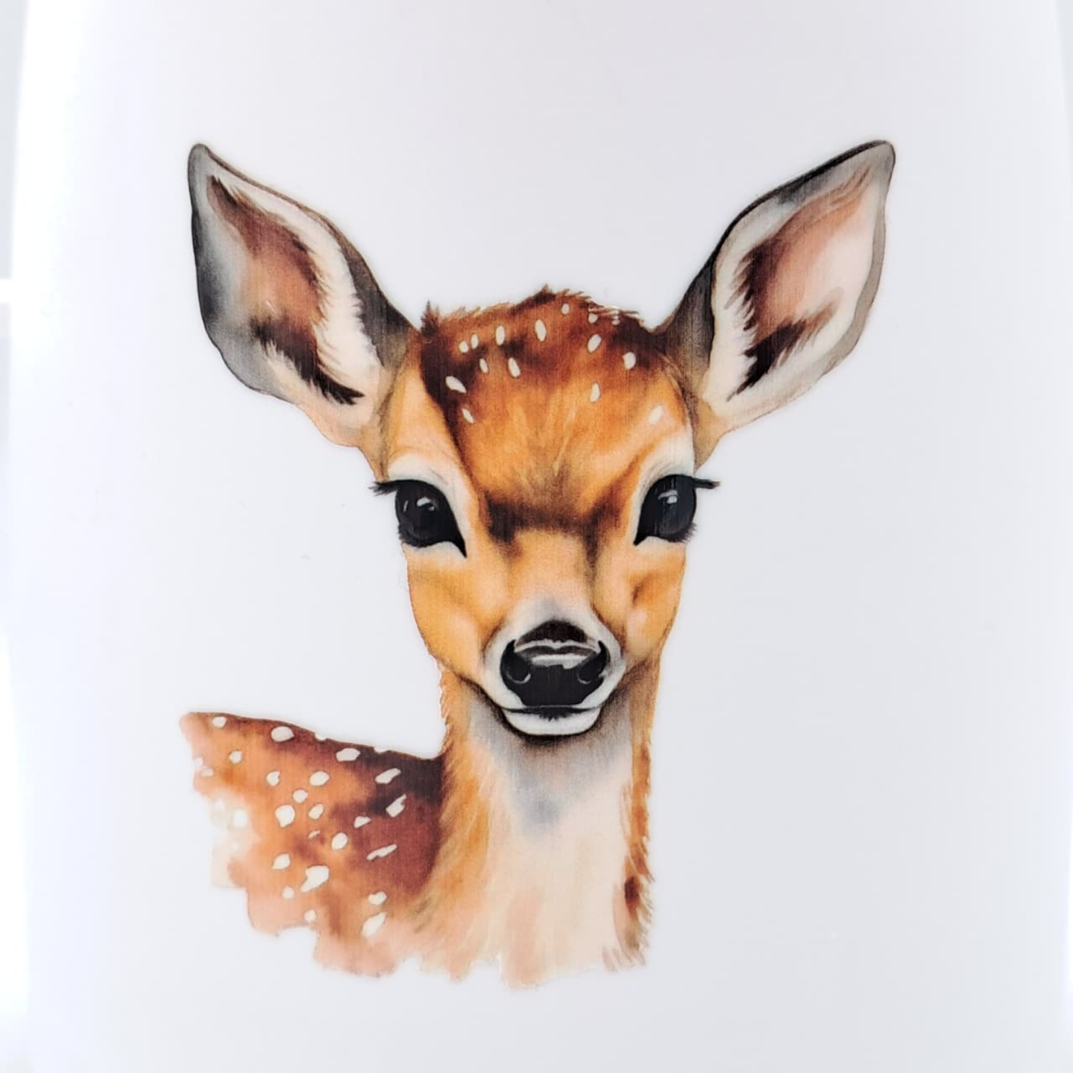 Crystal House Vacuum Flask with Deer Design | Double-Wall Insulated Thermos | Leakproof & Heat Retaining Carafe for Hot or Cold Beverages - Damoo