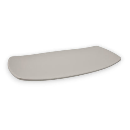 Edge Premium Melamine Rectangular Serving Plate – Modern Beige Platter, 25cm & 41cm – Unbreakable Heat-Resistant Tableware for Home, Hotel & Restaurant – Perfect for Desserts, Appetizers, Sushi, Breakfast & Buffet Display