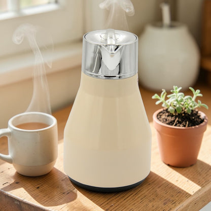 Red Home Vacuum Thermal Coffee & Tea Flask Stainless Steel Insulated Beverage Server with Pour Spout and Ergonomic Handle (23H x 17L × 15W CM) - Damoo