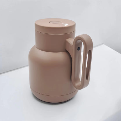 RAZ Vacuum Flask 2-Piece Set 1.0L Each – Thermal Insulated Tea & Coffee Server with Ergonomic Handle for Hot & Cold Beverages - Damoo