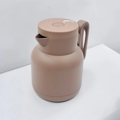 RAZ Vacuum Flask 2-Piece Set 1.0L Each – Thermal Insulated Tea & Coffee Server with Ergonomic Handle for Hot & Cold Beverages - Damoo