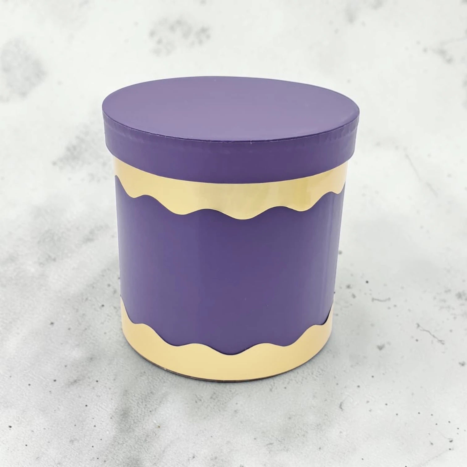Round Luxury Gift Storage Box with Lid – Elegant Decorative Hat Box for Flowers, Chocolates, Hampers & Event Gifts – Available in 3 Sizes (20H x 20L x 20W CM) - Damoo