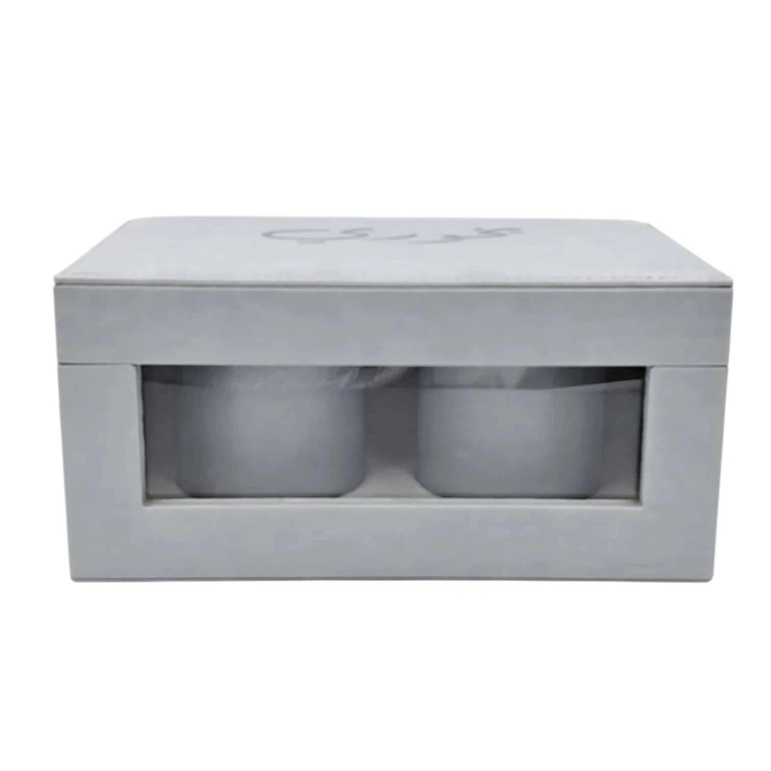 Luxury Faux Leather Mabkhara & Bakhoor Storage Box Set with Glass Front Display, Stainless Steel Incense Burner Cup and Covered Bakhoor Container, Home Majlis Ramadan Gift Set, Available in Multiple Colors (13H x 27L × 16.5W CM)