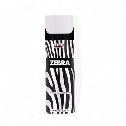 2 x Havex Zebra Perfumed Deodorant Body Spray for Men – Long-Lasting Bold Fragrance, 200ml Each | Value Pack with Fast Shipping - Damoo