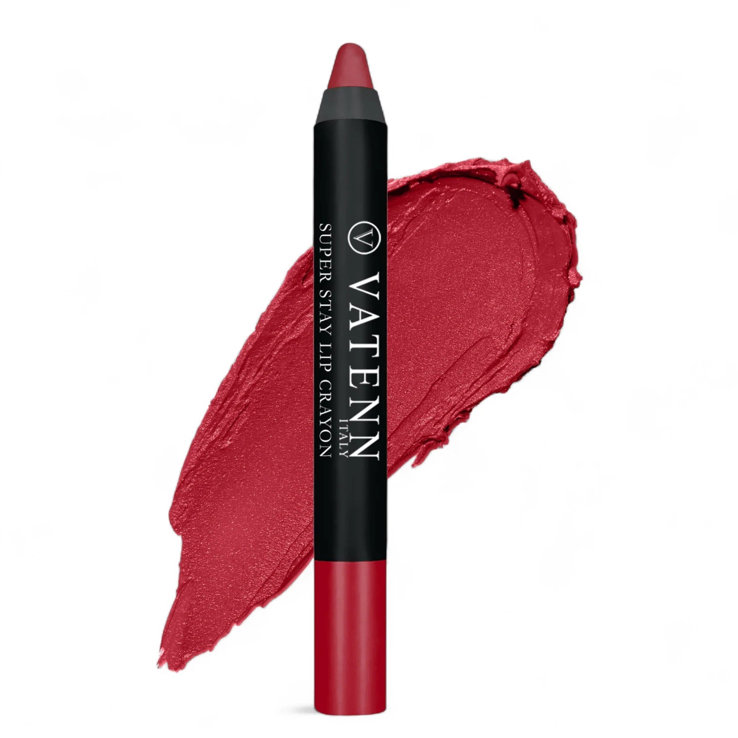 Vatenn Italy Super Stay Lip Crayon 438 FLORIDA – 18Hr Long-Lasting Matte Lipstick, Waterproof, Smudge-Proof, Non-Drying with Honey Nectar (2.8g) - Damoo