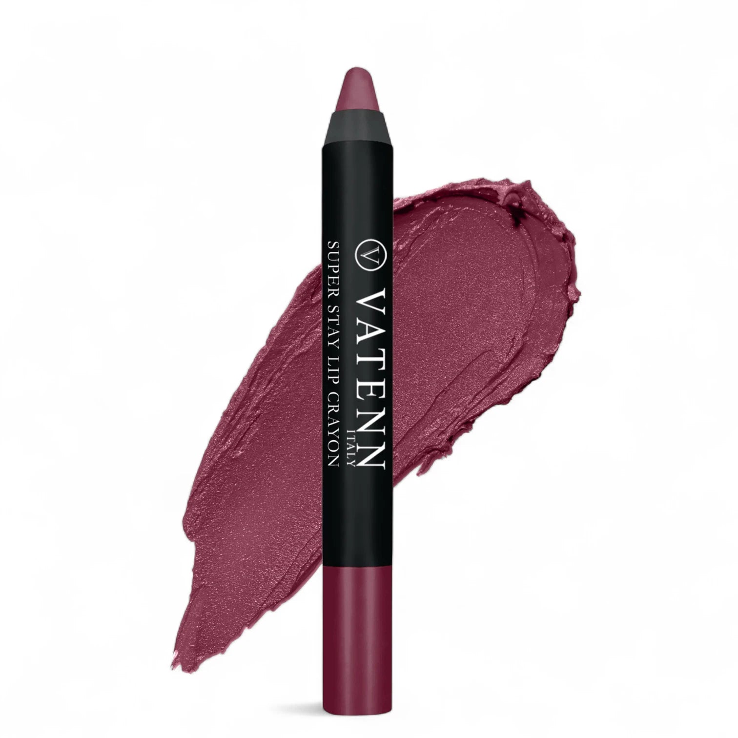 Vatenn Italy Super Stay Lip Crayon 439 FRESNO – 18Hr Long-Lasting Matte Lipstick, Waterproof, Smudge-Proof, Non-Drying with Honey Nectar (2.8g) - Damoo