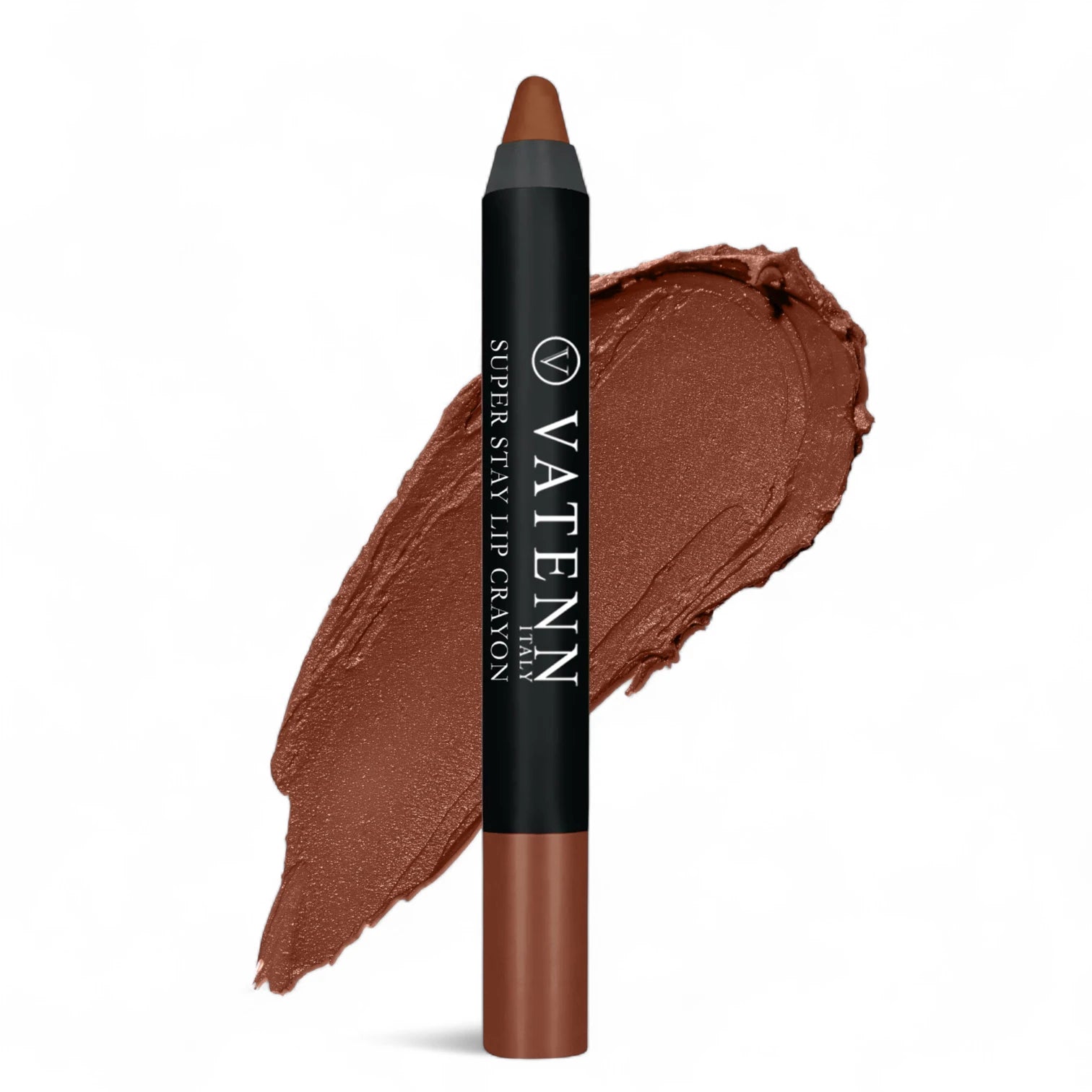 Vatenn Italy Super Stay Lip Crayon 443 COLUMBUS – 18Hr Long-Lasting Matte Lipstick, Waterproof, Smudge-Proof, Non-Drying with Honey Nectar (2.8g) - Damoo