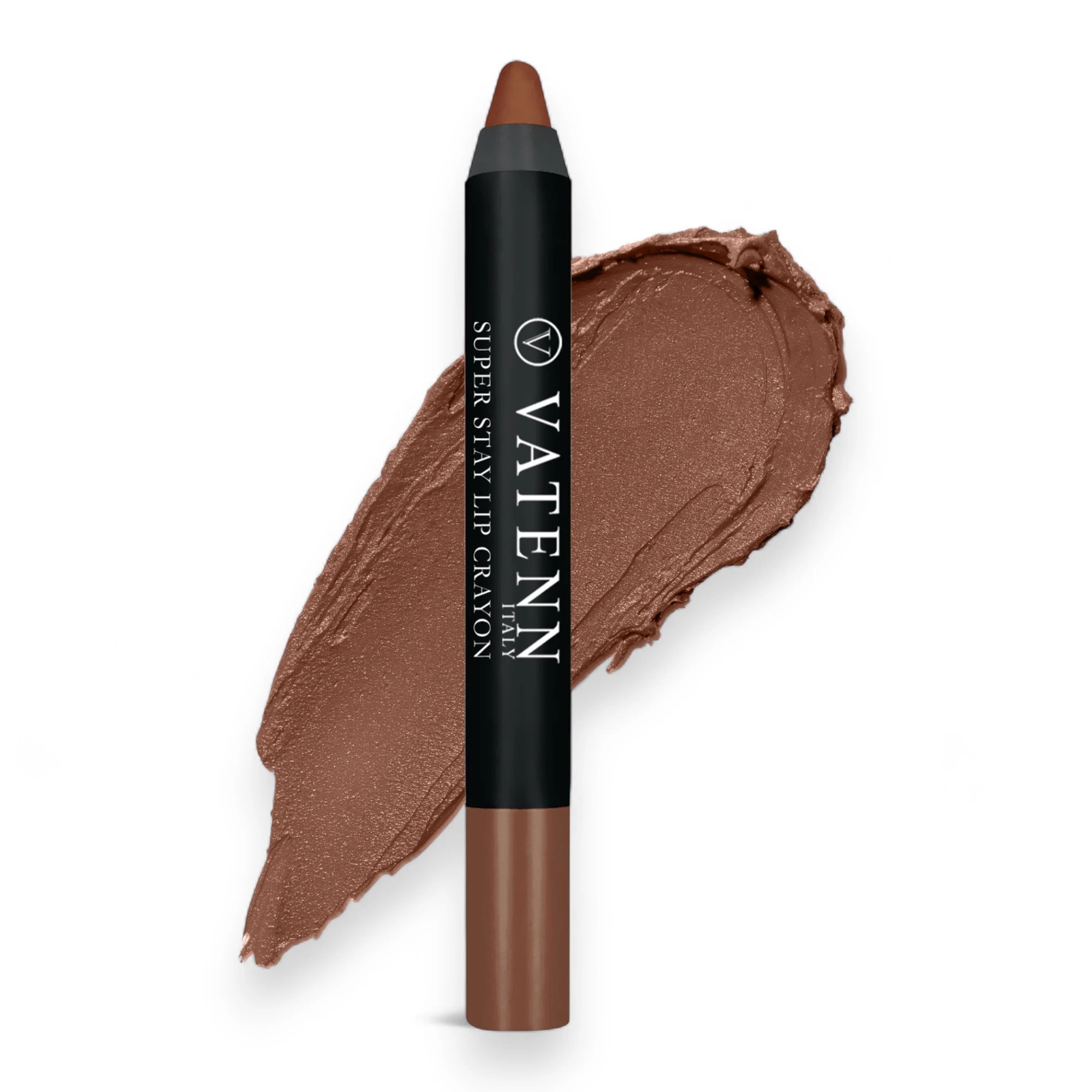 Vatenn Italy Super Stay Lip Crayon Lipstick 459 – 18 Hours Long-Lasting Matte Finish, Waterproof, Smudgeproof, Non-Drying Creamy Formula with Honey Nectar for Hydrated Lips - Damoo