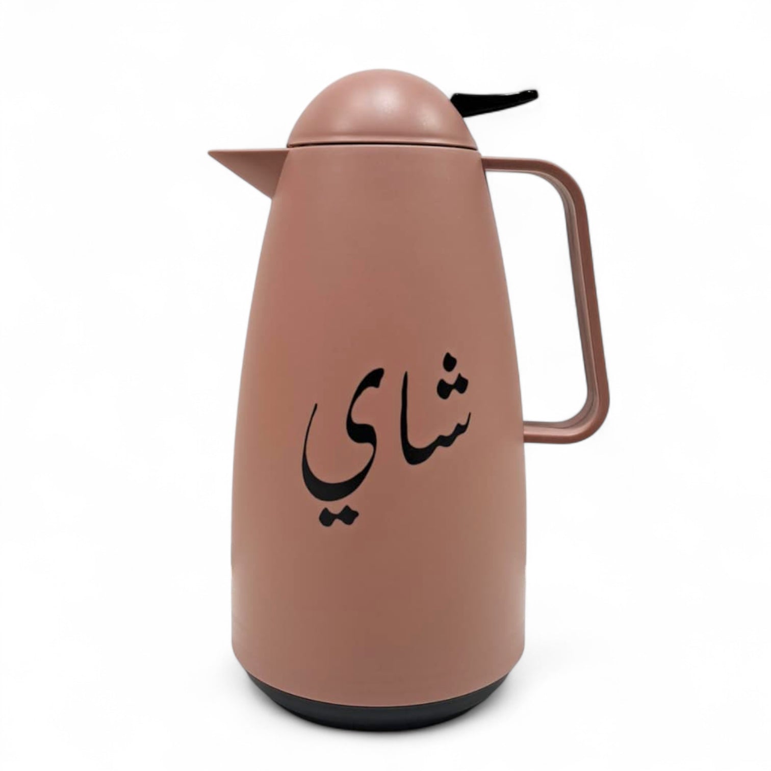 Crystal House Arabic Thermos Flask – Elegant Brown Insulated Tea Flask | Double Wall Design for Hot & Cold Drinks - Damoo
