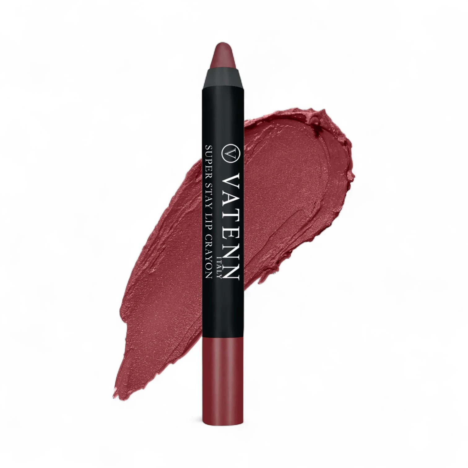 Vatenn Italy Super Stay Lip Crayon Lipstick – Shade 406 Autumn | Waterproof, Smudge-Proof, Long-Lasting Matte Lip Color, Non-Drying & Moisturizing Finish - Damoo