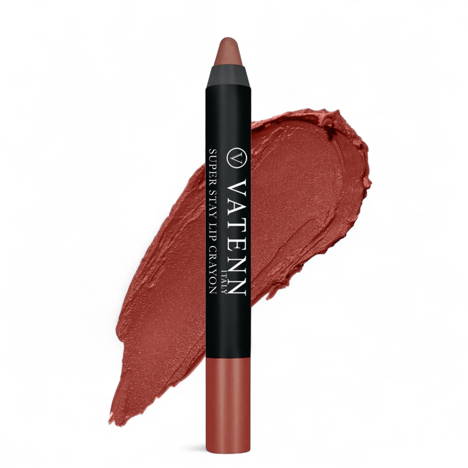 Vatenn Italy Super Stay Lip Crayon Lipstick – Shade 409 CUPID, Long-Lasting Matte Cream Finish, Non-Drying Hydrating Formula, Precision Lip Color - Damoo