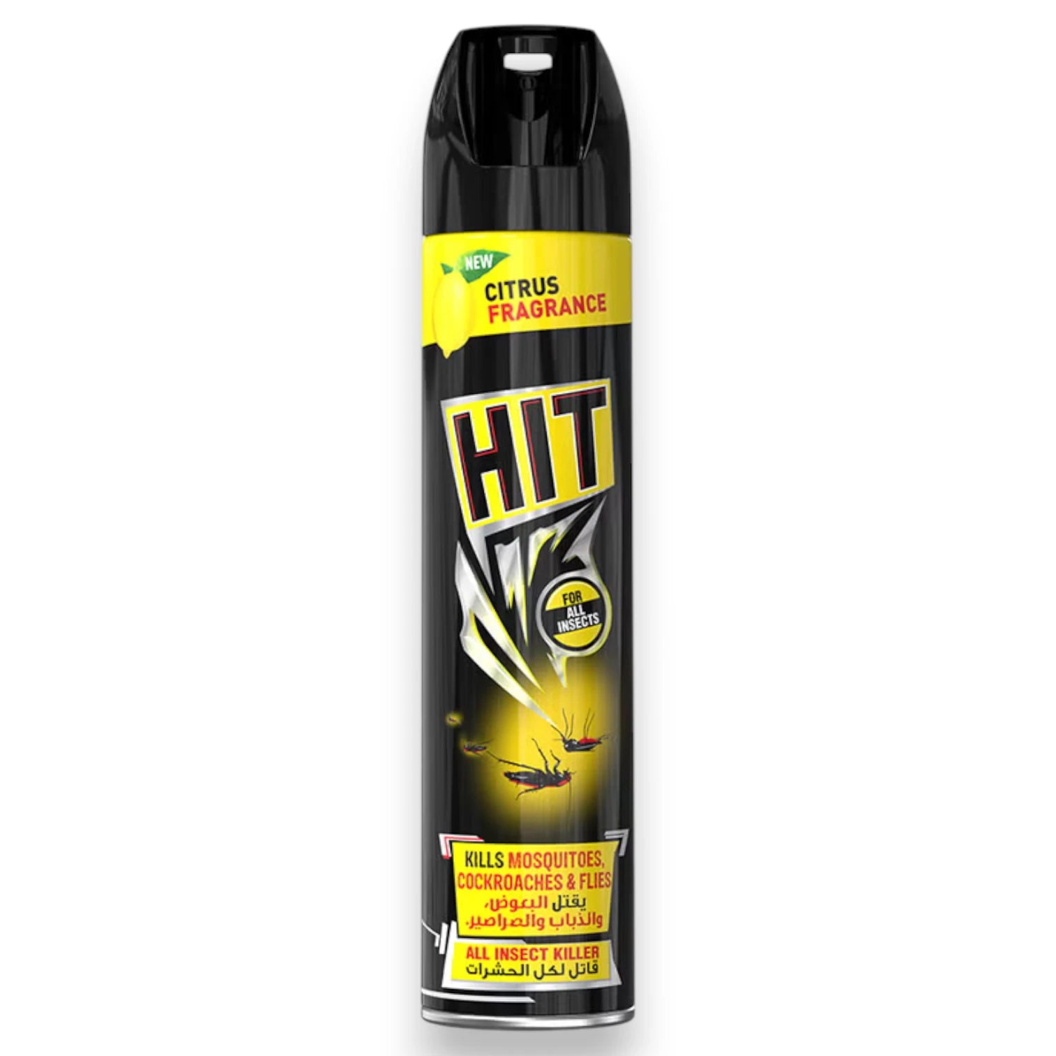 HIT All Insect Killer Spray with Citrus Fragrance – 300ml | Kills Mosquitoes, Cockroaches & Flies Instantly | Fresh Citrus Scent, Household Insect Control - Damoo