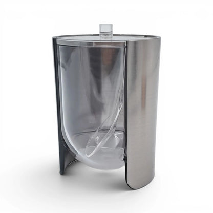Acrylic Sugar Jar with Lid and Spoon, Clear Condiment Container with Serving Spoon, Kitchen Counter Sugar Pot, Decorative Storage Jar Available in 2 Designs - Damoo