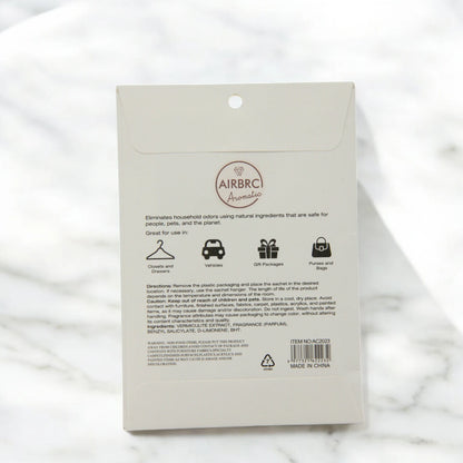 AIRBRC Pure Essence Scented Sachet – Forest | Long-Lasting Natural Woody Aroma for Closets, Cars, Drawers & More | Elegant Envelope Sachet with Earthy Fresh Fragrance (10g) - Damoo
