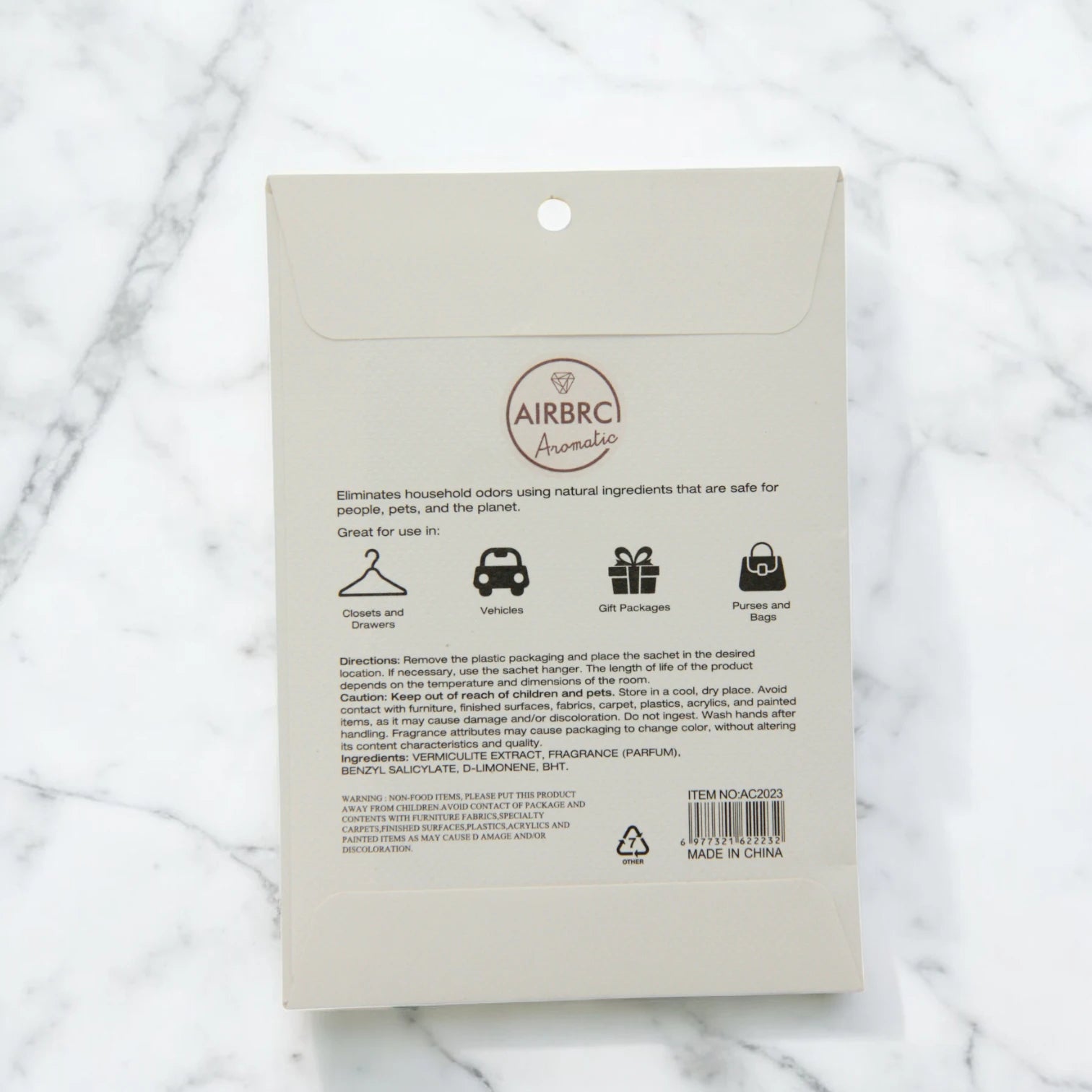 AIRBRC Pure Essence Scented Sachet – Lavender | Long-Lasting Natural Calming Aroma for Closets, Cars, Drawers & More | Relaxing Envelope Sachet with Floral Lavender Fragrance (10g) - Damoo
