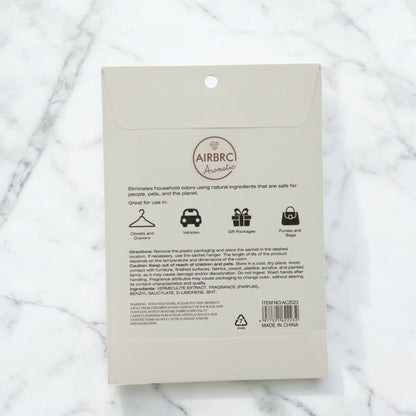 AIRBRC Pure Essence Scented Sachet – Lavender | Long-Lasting Natural Calming Aroma for Closets, Cars, Drawers & More | Relaxing Envelope Sachet with Floral Lavender Fragrance (10g) - Damoo