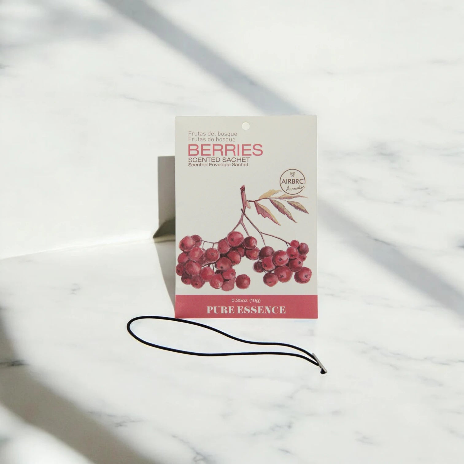 AIRBRC Pure Essence Scented Sachet – Rose / Berries | Long-Lasting Natural Aroma for Closets, Cars, Drawers & More | Elegant Envelope Sachet (10g) - Damoo