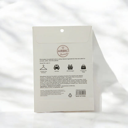 AIRBRC Pure Essence Scented Sachet – Rose / Berries | Long-Lasting Natural Aroma for Closets, Cars, Drawers & More | Elegant Envelope Sachet (10g) - Damoo
