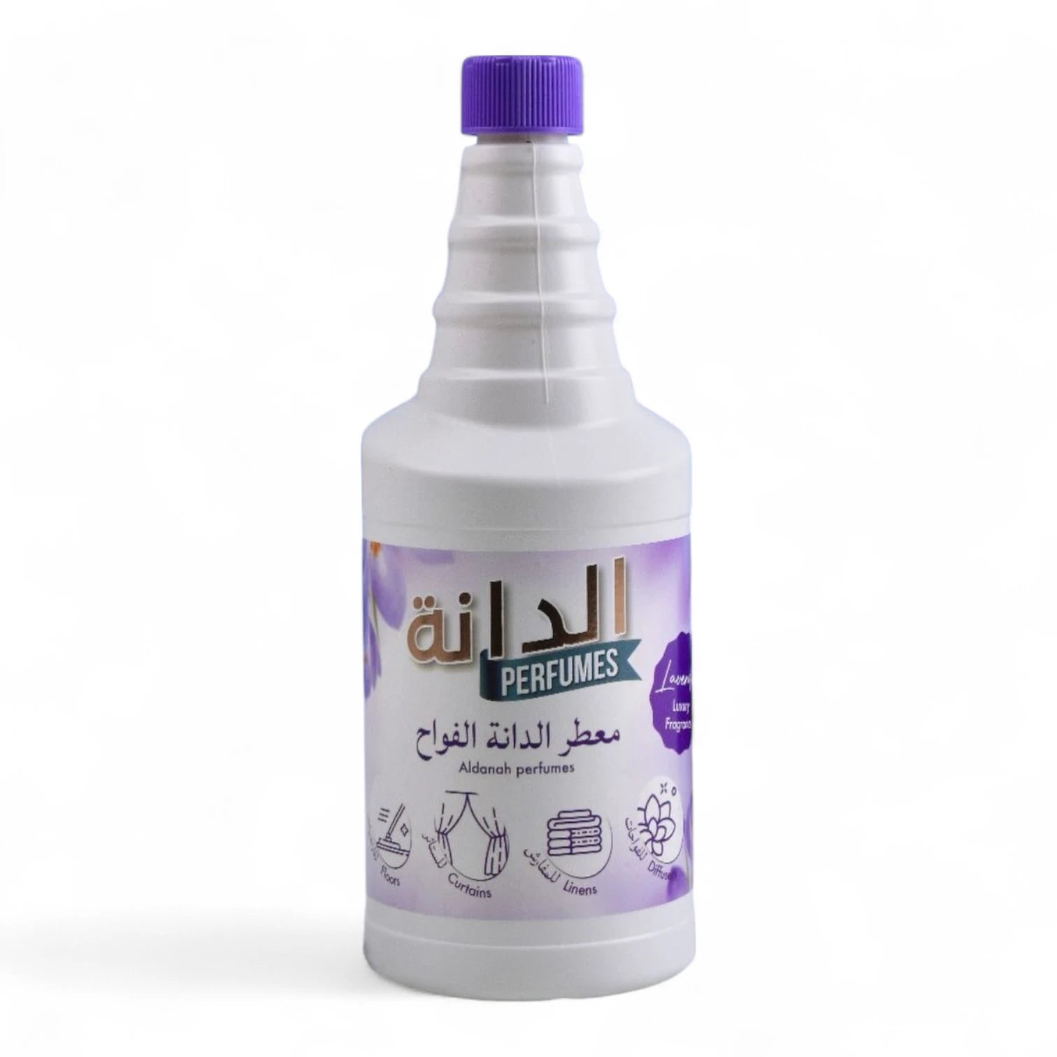 Al Danah Cleaner & Freshener – Lavender Scent, 1000ML | Multi-Purpose Floor & Fabric Fragrance, Diffuser Compatible, Long-Lasting Aroma - Damoo