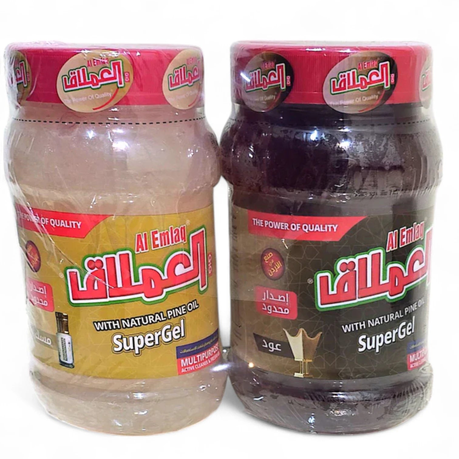 Al Emlaq Super Gel Multipurpose Cleaner – Oud & Musk Scents – 1 KG Each – Twin Pack (2 x 1 KG) – With Natural Pine Oil – Limited Edition Fragrances for Deep Cleaning - Damoo