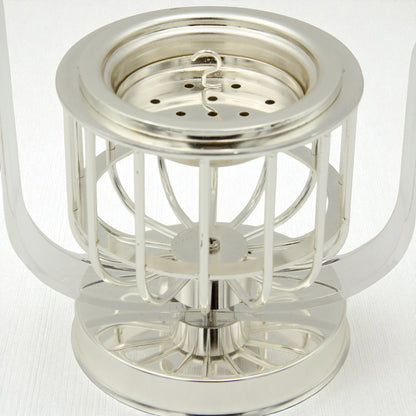 Al Fursan Luxury Gold Birdcage Bakhoor Burner with Acrylic Dome – Modern Arabic Oud & Incense Holder - Damoo