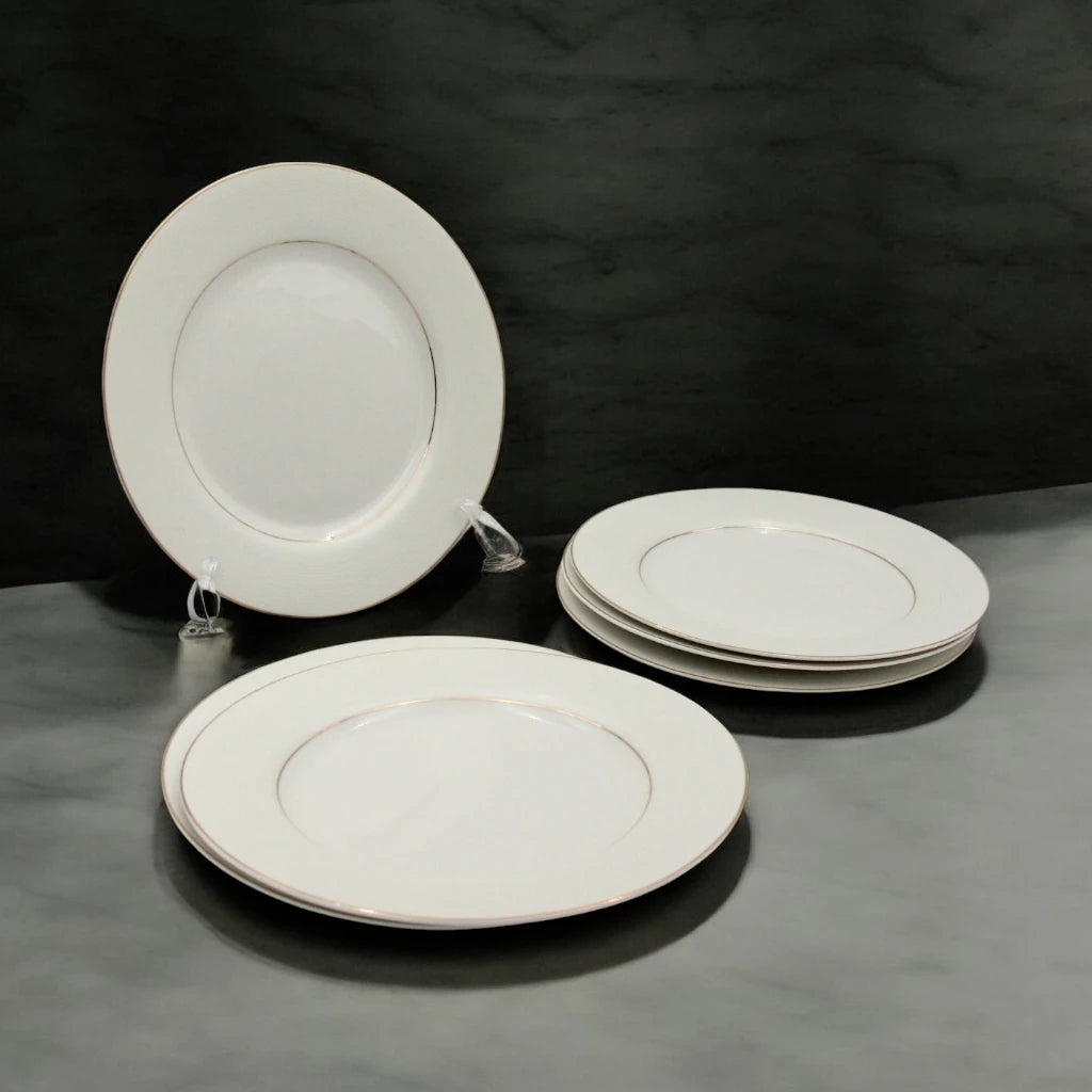 Al Habbai 28-Piece Dinnerware Set – Premium Plates and Bowls, Scratch Resistant, Microwave & Dishwasher Safe, Ideal for Dining, Serving, Kitchen, and Restaurants - Damoo