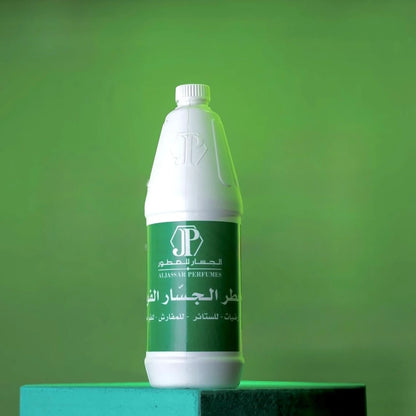 Al-Jassar Floor & Fabric cleaner and Freshener – 1 Liter Green Edition | Musk & Vanilla, Multi-Purpose for Floors, Curtains & Diffusers, Long-Lasting Scent - Damoo