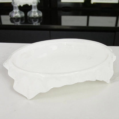Ansa Luxury Acrylic Serving Tray – Clear Decorative Tray with Handles for Coffee Table, Vanity & Home Décor - Damoo