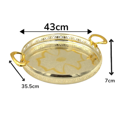 Ansa Luxury Collection High-Quality Serving Tray – Elegant Decorative Tray for Dining, Coffee Table & Home Décor - Damoo