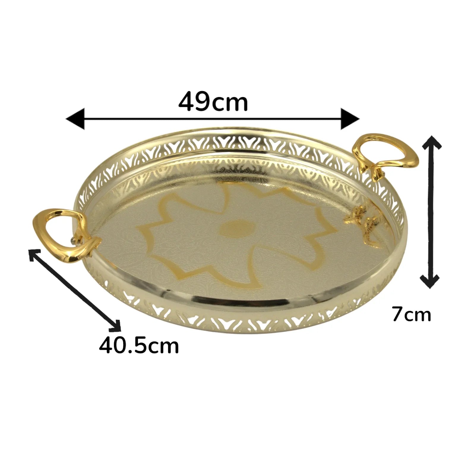 Ansa Luxury Collection High-Quality Serving Tray – Elegant Decorative Tray for Dining, Coffee Table & Home Décor - Damoo